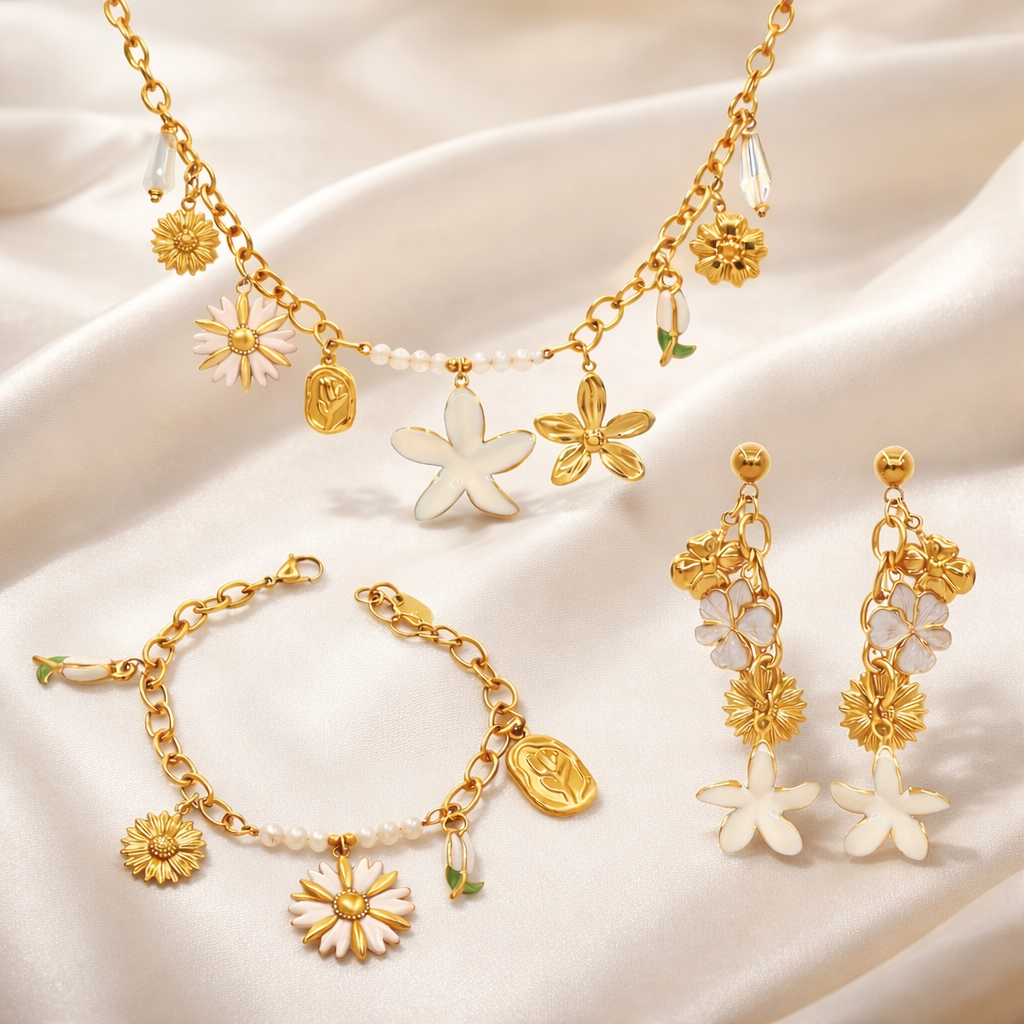 PARURE GIARDINO DORATO